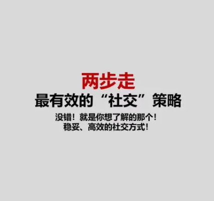 雅俗共赏《两步走：最有效的“社交”策略》