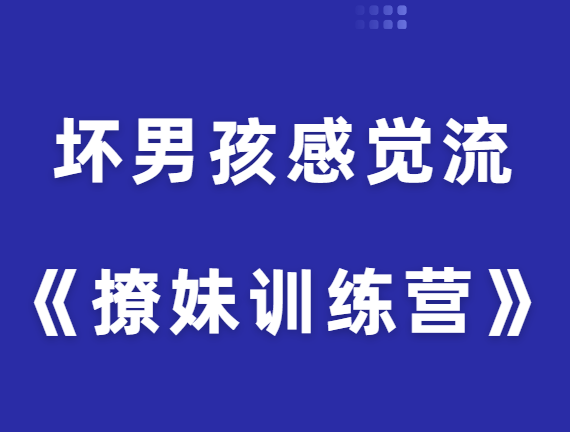 坏男孩感觉流《撩妹训练营》