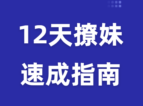 源靖《12天撩妹速成指南》两性情感教程