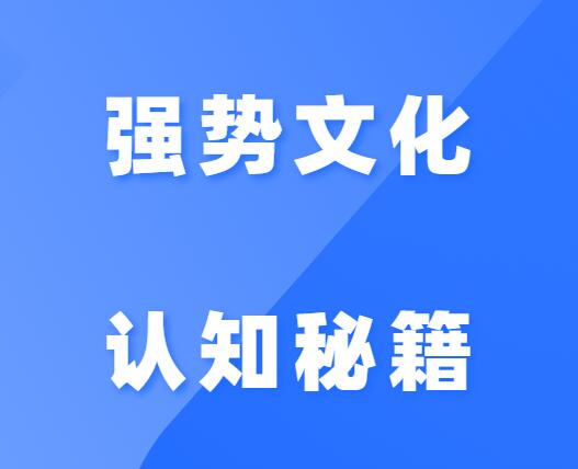 米娅《强势文化认知秘籍》